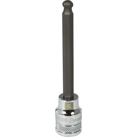 Dynamic 3/8" Drive, 6mm Metric Socket, Hex Points D006906